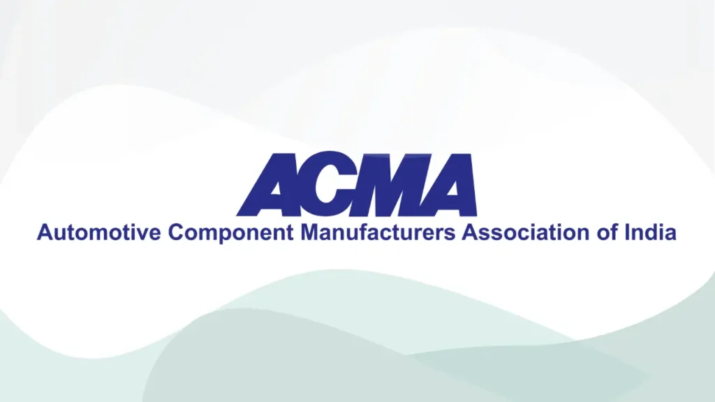 Logo of the Automotive Component Manufacturers Association of India (ACMA).