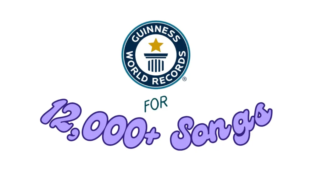 गिनीज वर्ल्ड रिकॉर्ड्स — 12,000 से अधिक गाने रिकॉर्ड करने का अद्वितीय कीर्तिमान